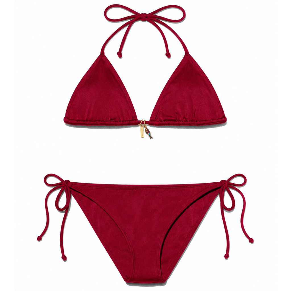 Merlot Triangle Bikini Set