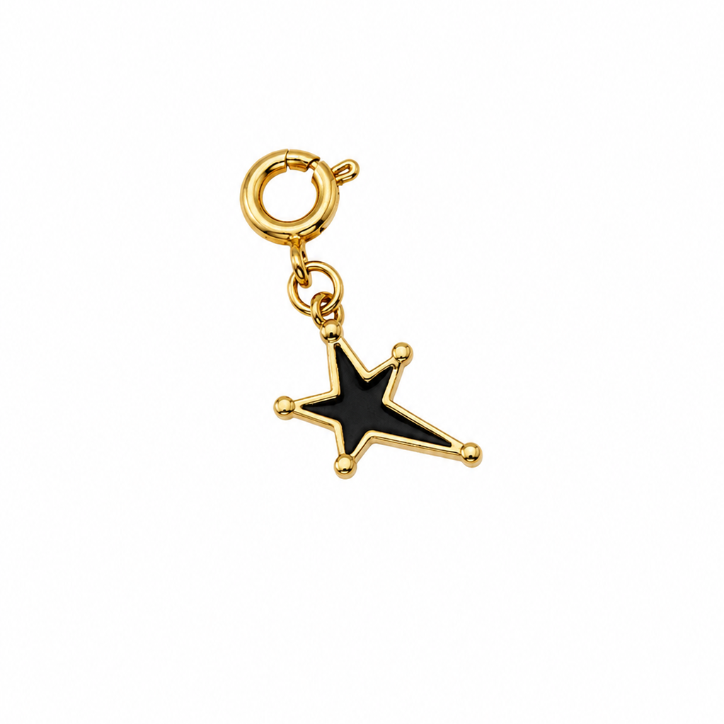 Black Star Charm