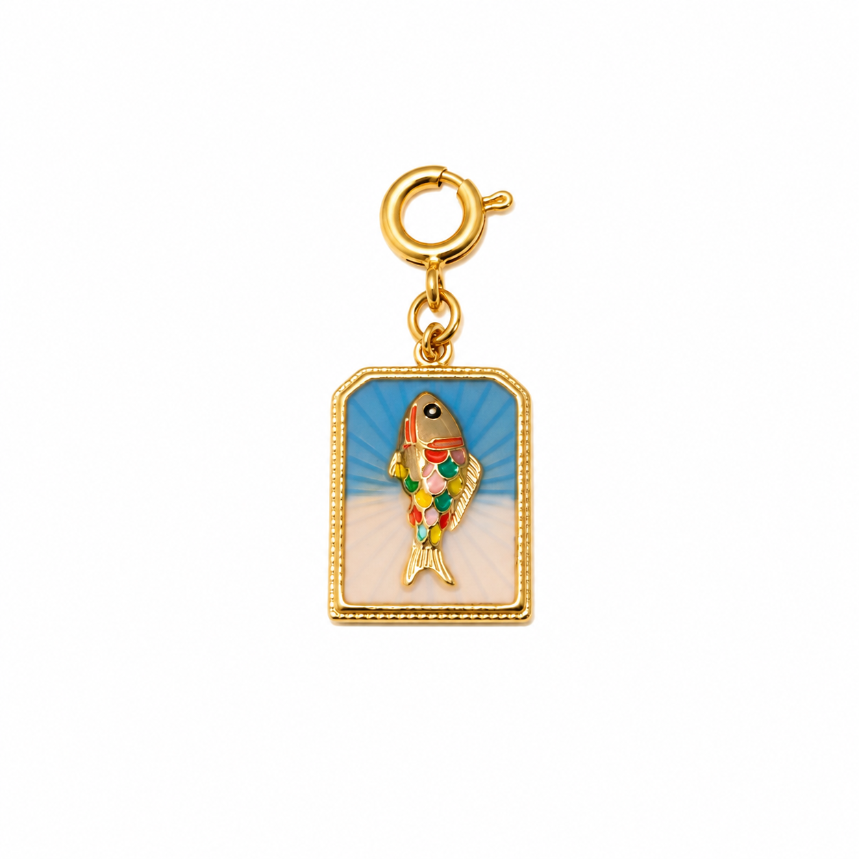 Fish Portrait Charm