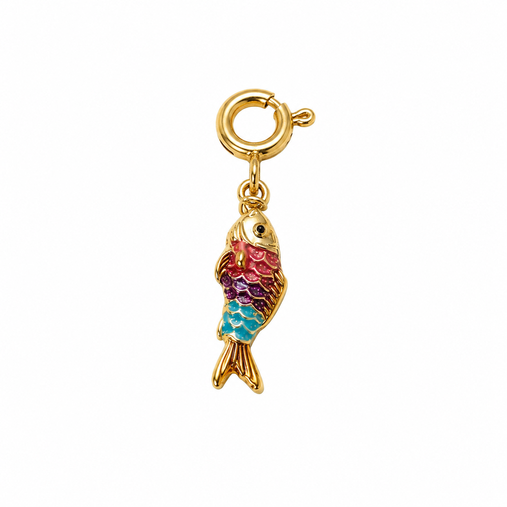 Lucky Fish Sunset Charm