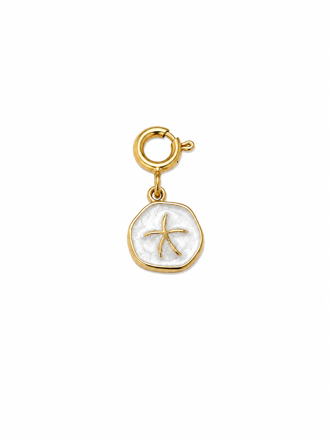 White Starfish Charm