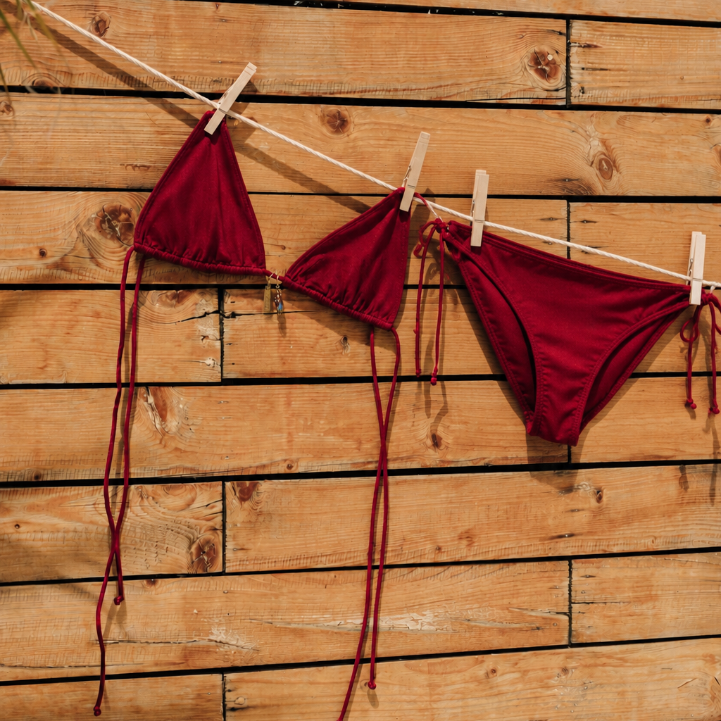 Merlot Triangle Bikini Set