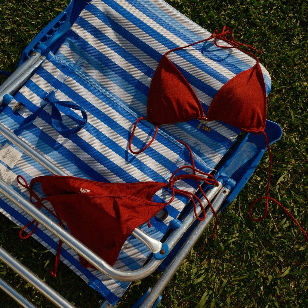 Merlot Triangle Bikini Set