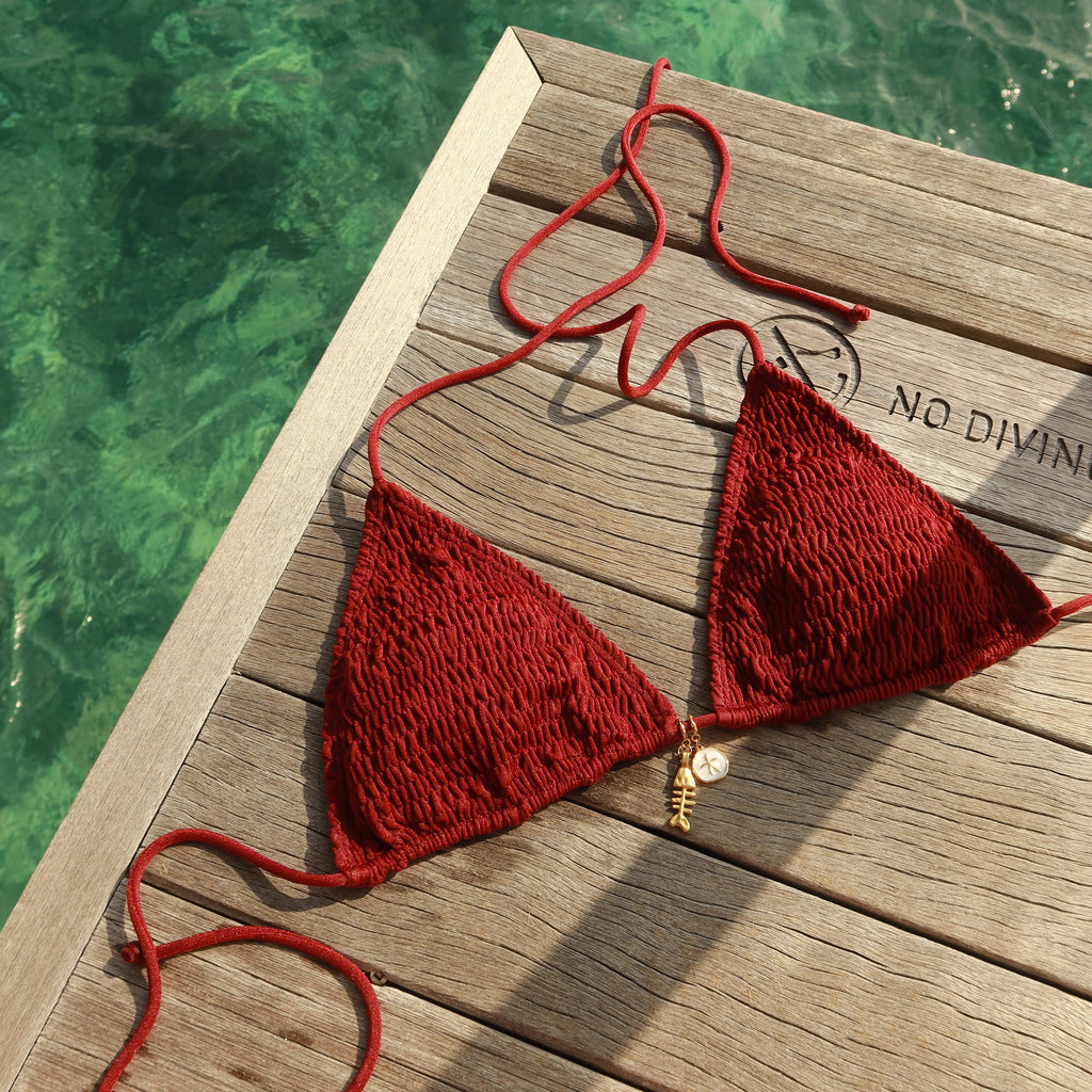 Merlot Signature Triangle Bikini Set