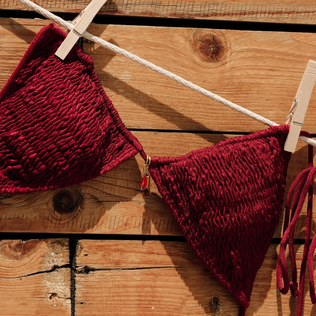 Merlot Signature Triangle Bikini Set