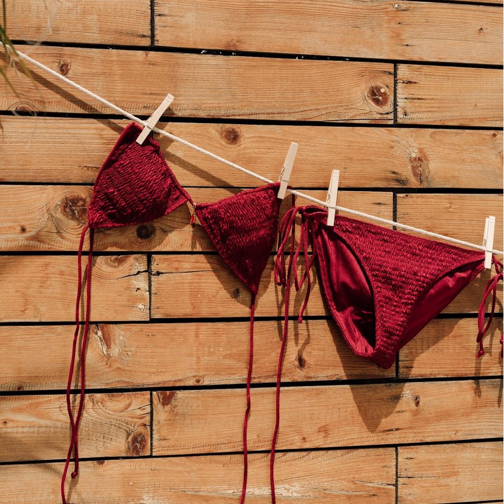 Merlot Signature Triangle Bikini Set