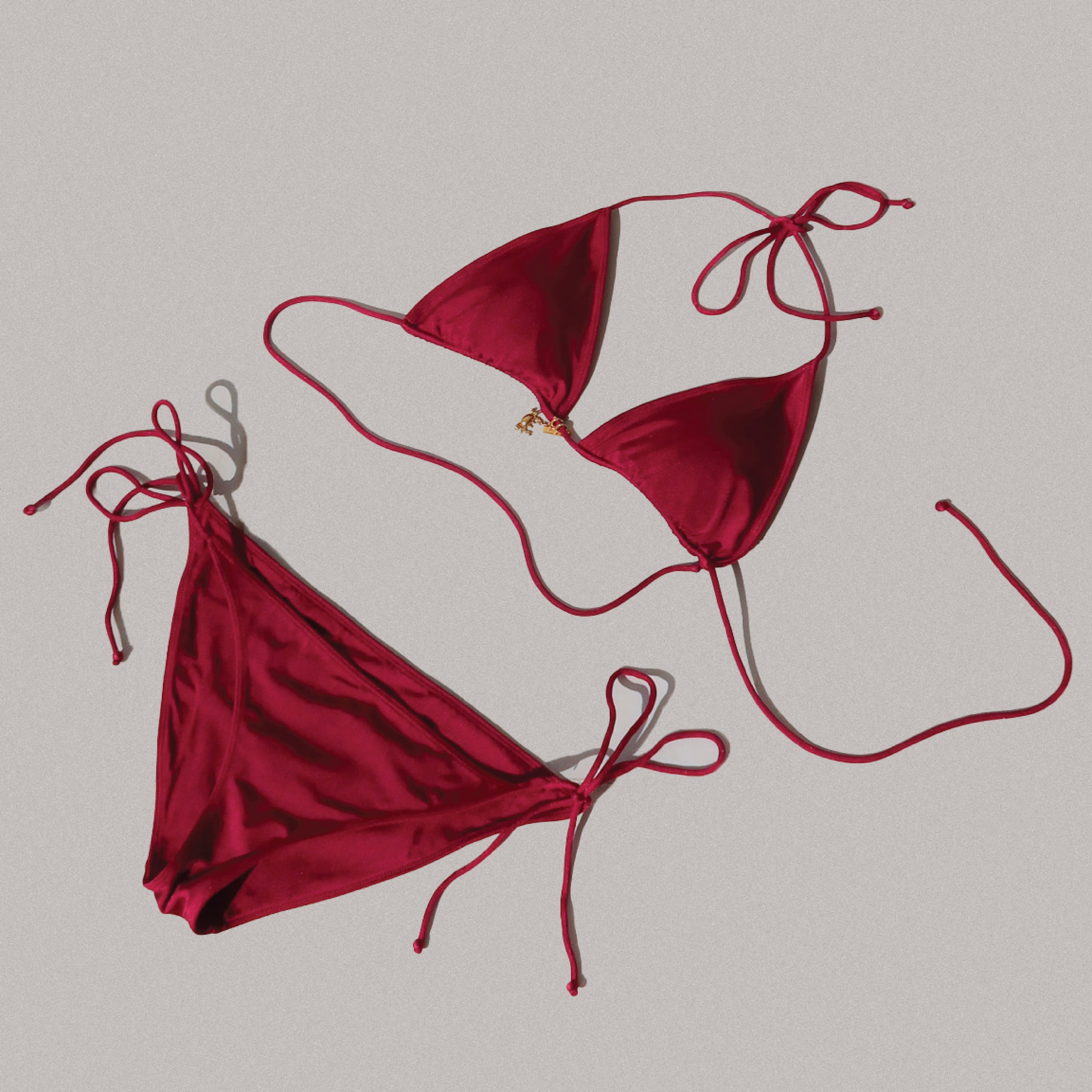 Merlot Triangle Bikini Set